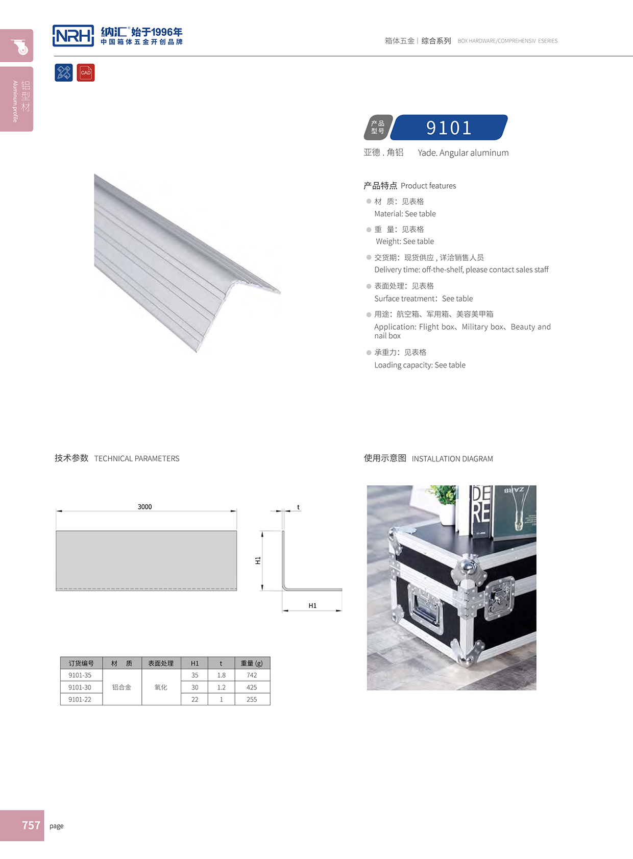 小优视频老版本/NRH航空箱角铝 9101-22