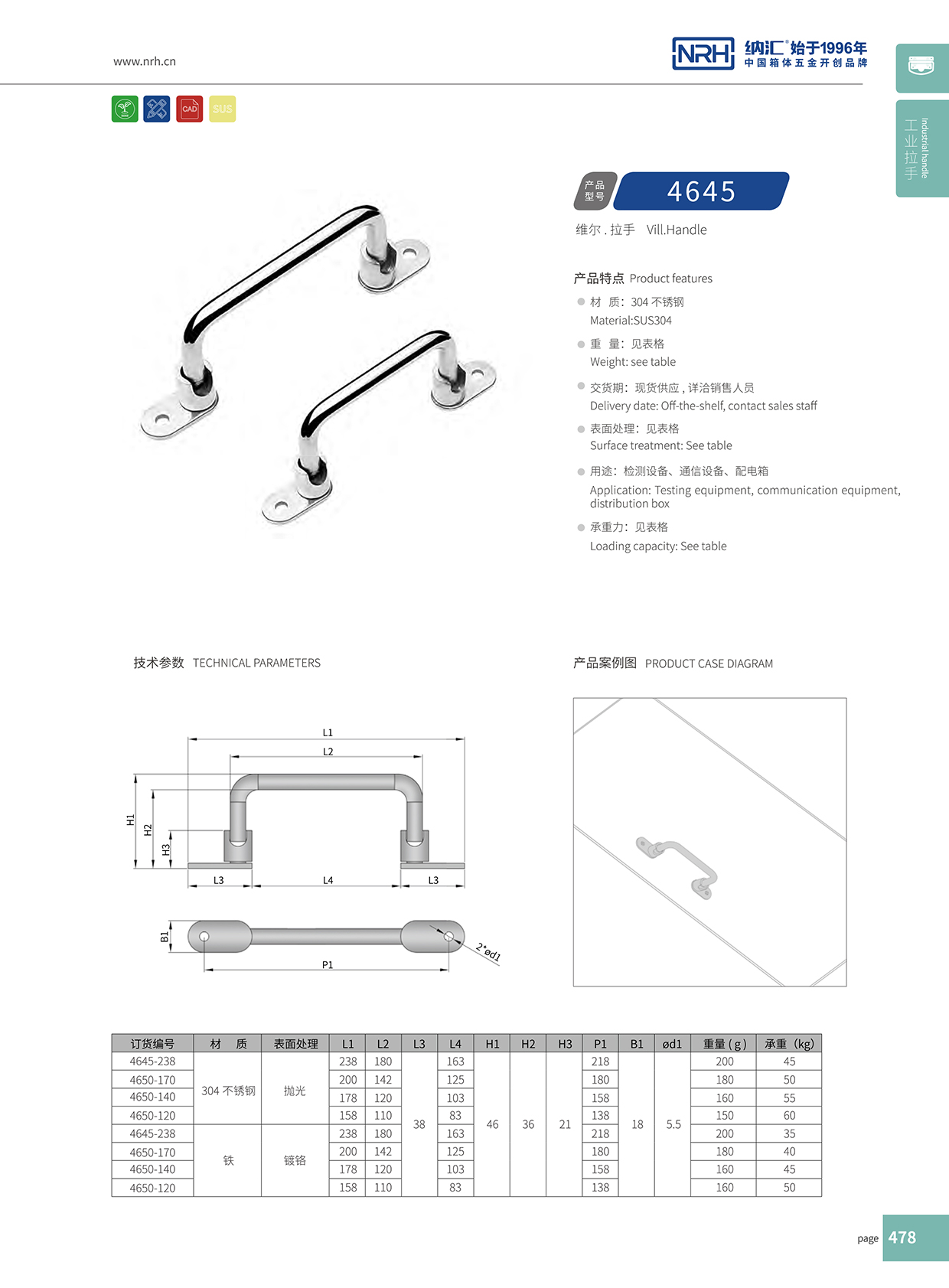 小优视频老版本/NRH 4645-110 机电箱提手
